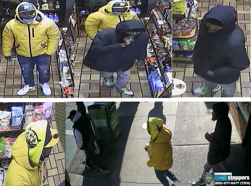 CD salesmen wanted for robbing man near Bryant Park.