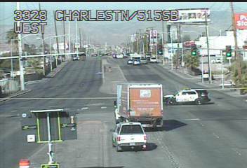 Scene of a fatal crash on Charleston and Sandhill on September 16th, 2022.