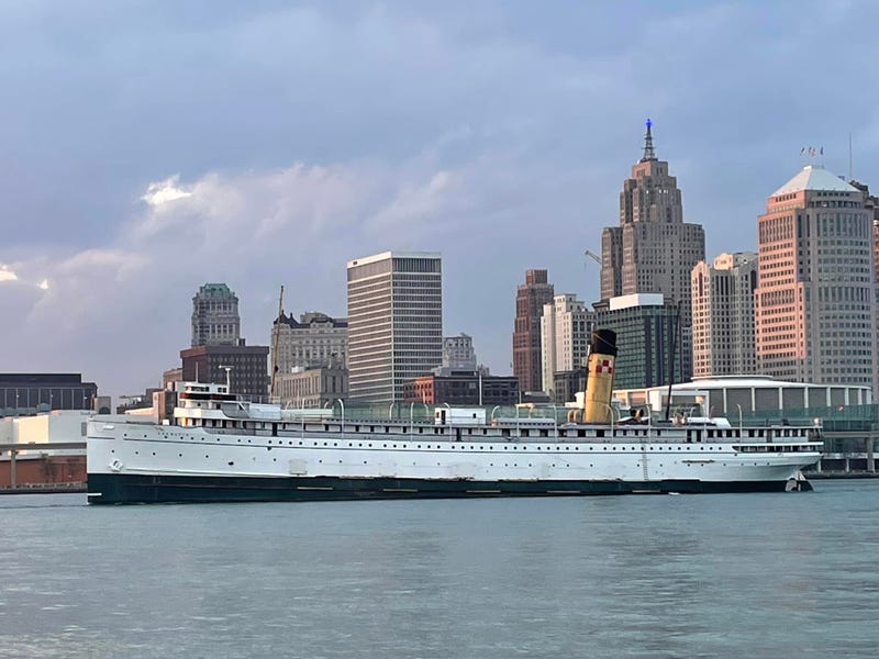 SS Keewatin spent the better part of the last decade in Port McNicoll, Ontario in the Georgian Bay of Lake Huron, but earlier this week, the roughly 300-foot vessel began the journey to her final resting place at the Maritime Museum in Kingston, Ontario to the delight of history buffs in Michigan.