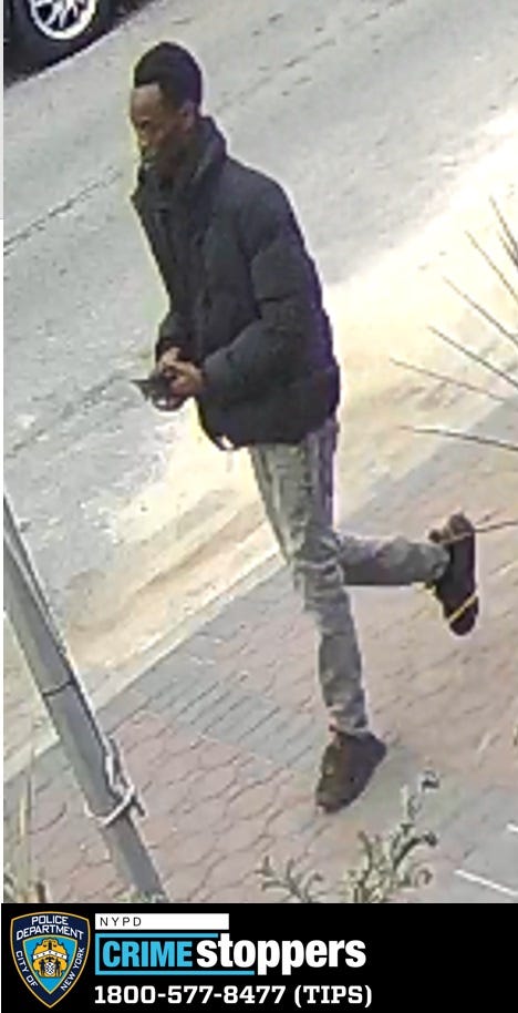 Security cameras captured images of the suspect.