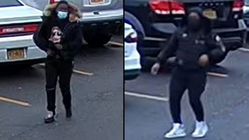 PHOTOS: Pair sought after 3 shot at Queens shopping center: NYPD