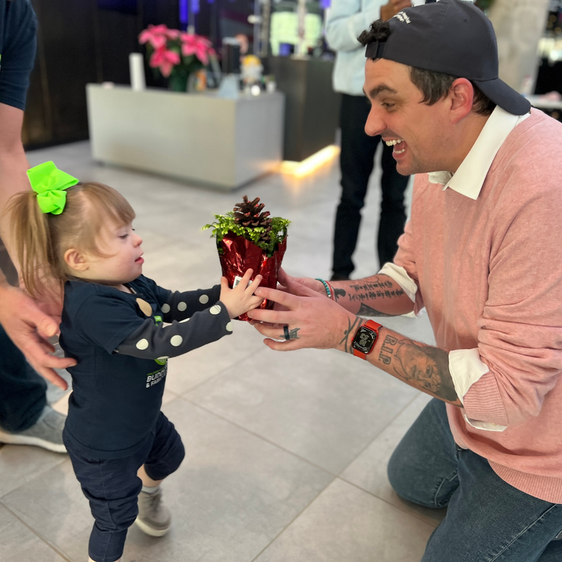 Amazing Abby with Coop at 21st Annual BIG 98.1 Loves Our Kids Radiothon 