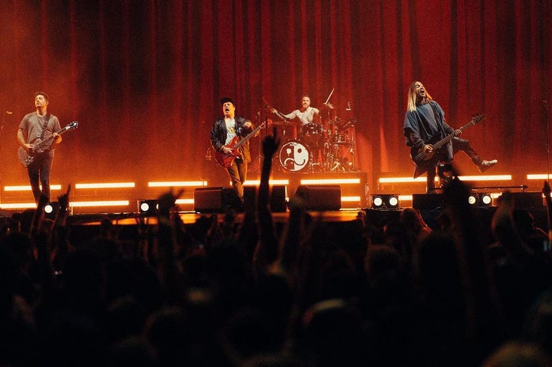 Fall Out Boy performing live