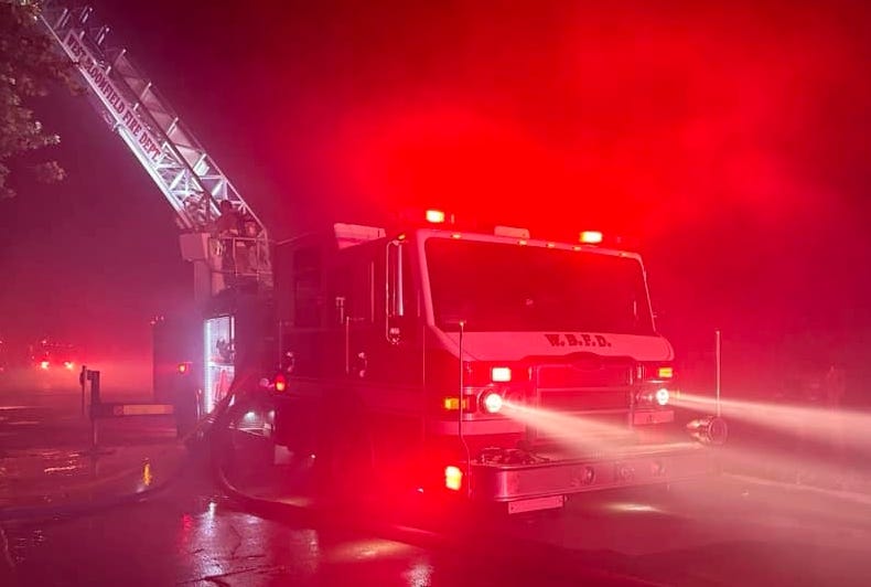 Two people are hospitalized, but alive after they were pulled by Oakland County firefighters from a burning home early Saturday morning.