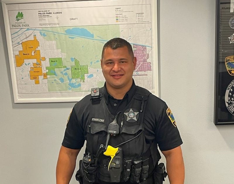 Palos Park Police Officer Ryan Franczak.