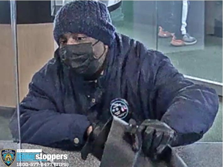 Suspect in bank robbery
