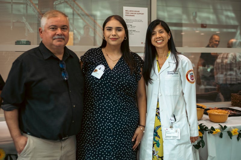 David Farias, Jenny Carillo, Loyola Medicine doctor pictured