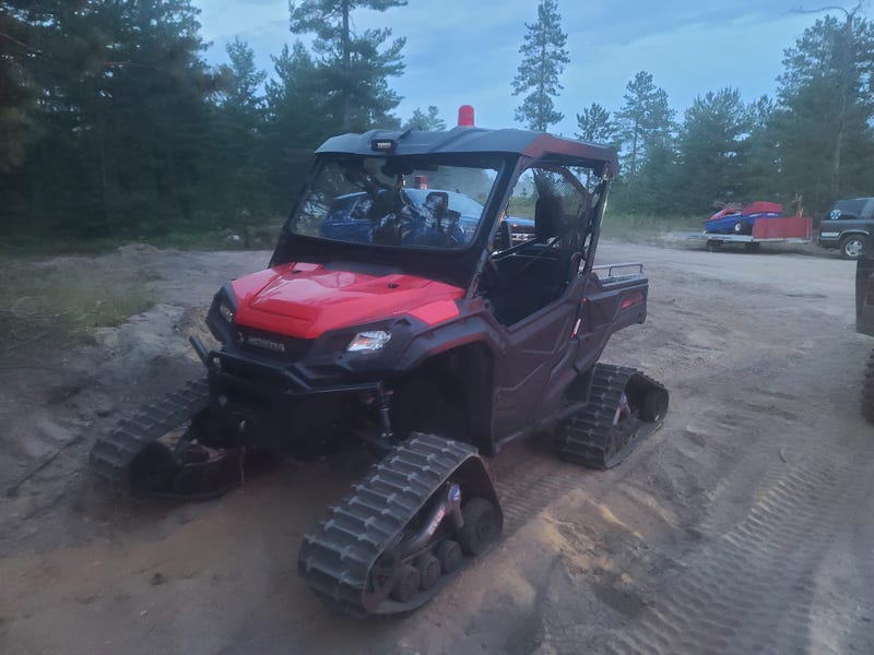 Officials are urging residents to steer clear as they work to contain and extinguish a wildfire that kindled in an eastern section of the Upper Peninsula.