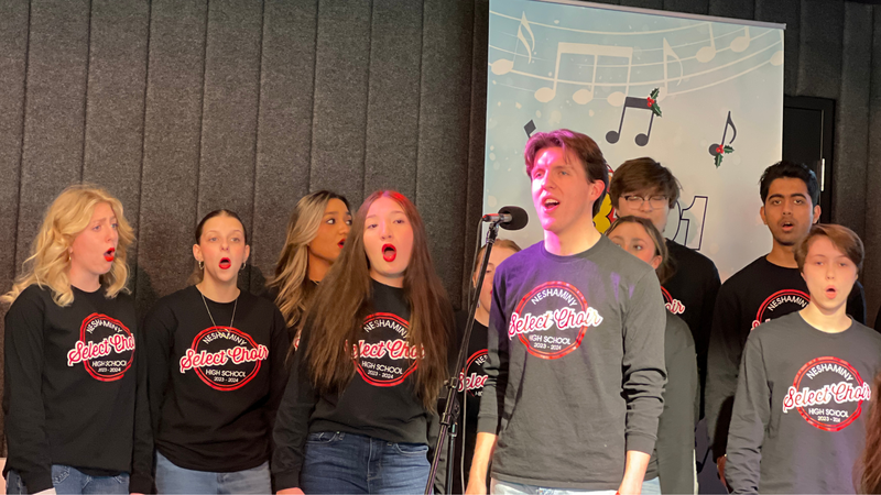 B101's 9-12 Division 2023 Christmas Choir Competition Champions Neshaminy High School Perform at B101