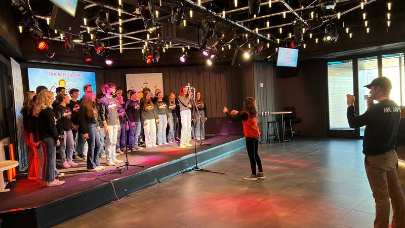 B101's 9-12 Division 2023 Christmas Choir Competition Champions Neshaminy High School Perform at B101