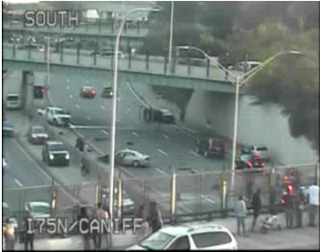 Wrong-way crash on I-75 in Detroit 