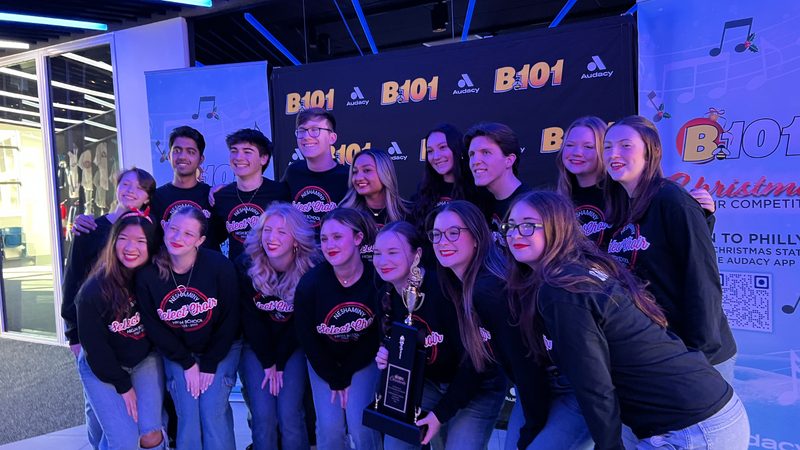 B101's 9-12 Division 2023 Christmas Choir Competition Champions Neshaminy High School Perform at B101