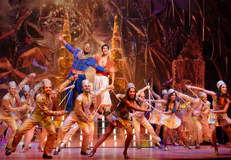 Michael James Scott and Adi Roy in "Aladdin"