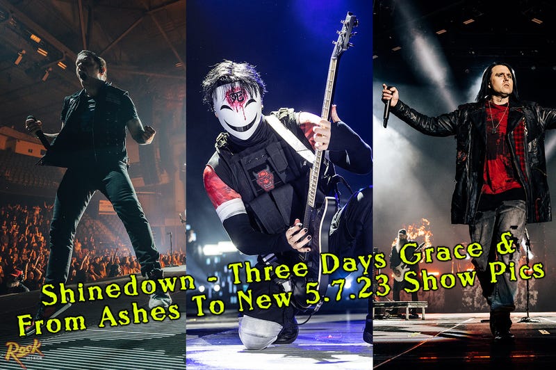 Shinedown - Three Days Grace - From Ashes To New - Angels of the Wind Arena 5.7.23
