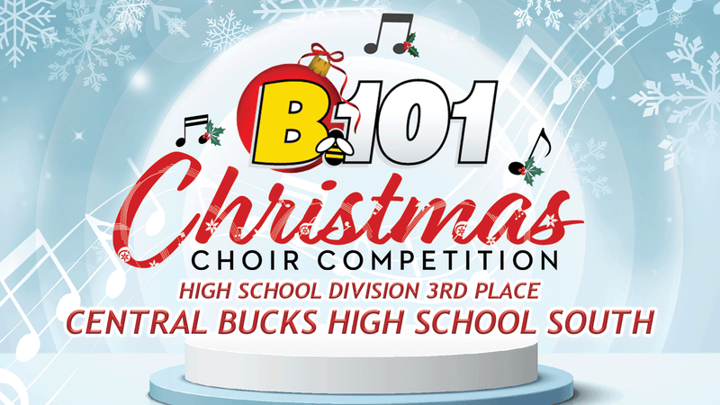 Congratulations, Central Bucks High School South | High School Christmas Choir 3rd Place Winner