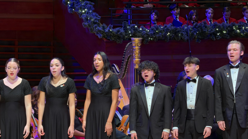 Woodstown High School, B101's 2025 Christmas Choir Competition High School Division Champions Open for the Philly Pops: A Philly Holiday Spectacular