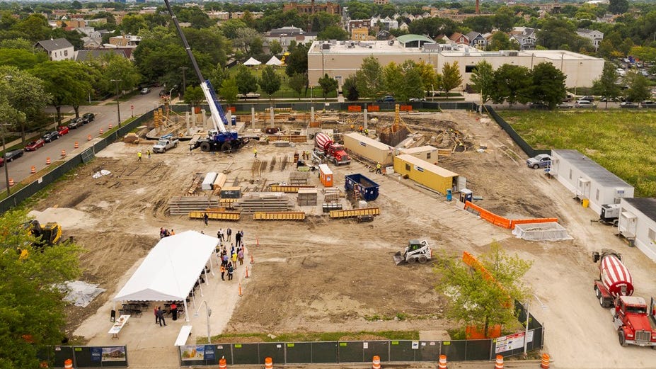 Crews break ground on 100% affordable development in Logan Square: ‘We are here to stay’