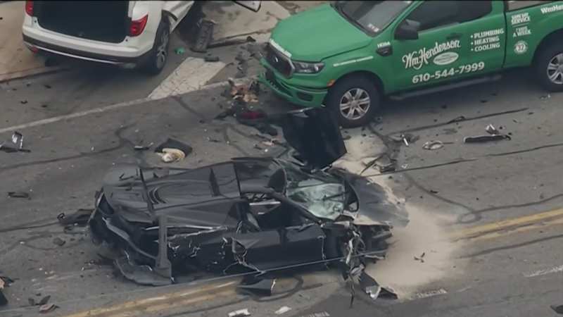 car crash in Prospect Park