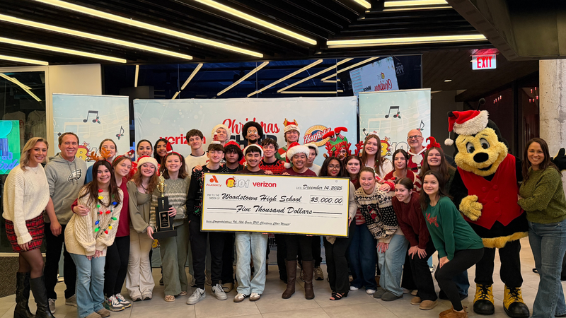 B101's 2025 High School Christmas Choir Competition Champions Woodstown High School Performs at B101