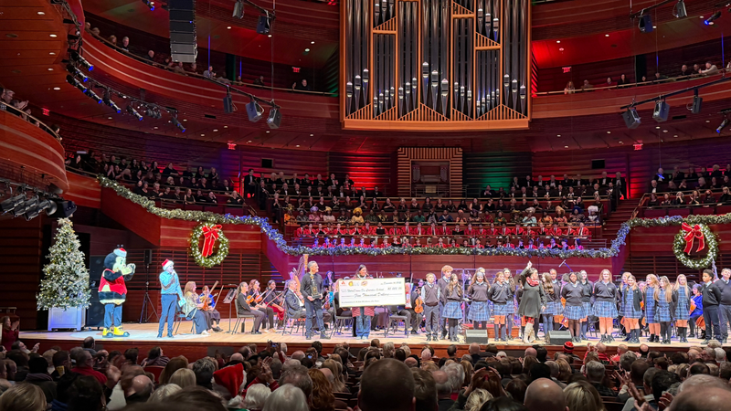 Notre Dame De Lourdes School, B101's 2025 Christmas Choir Competition K-8 Division Champions Open for the Philly Pops: A Philly Holiday Spectacular