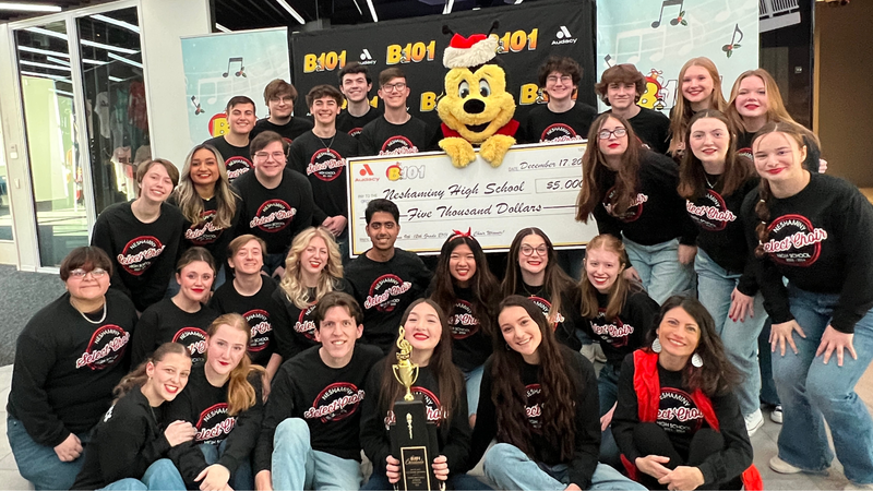 B101's 9-12 Division 2023 Christmas Choir Competition Champions Neshaminy High School Perform at B101