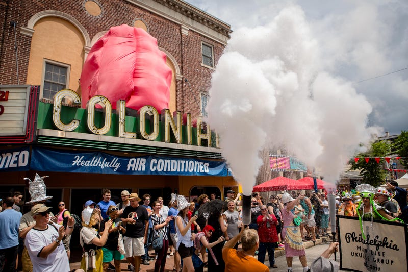 The Colonial Theatre in Phoenixville during Blobfest