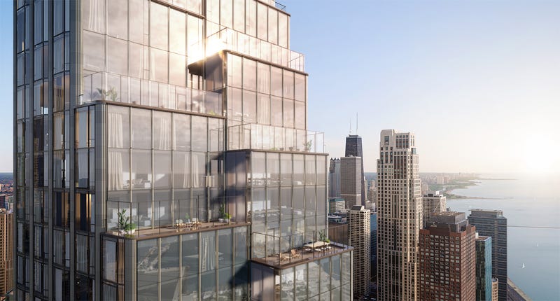 mock-up of 400 Lake Shore