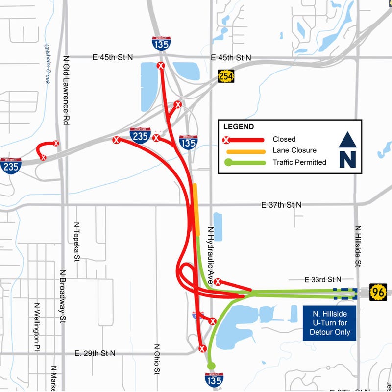 Closures and detours