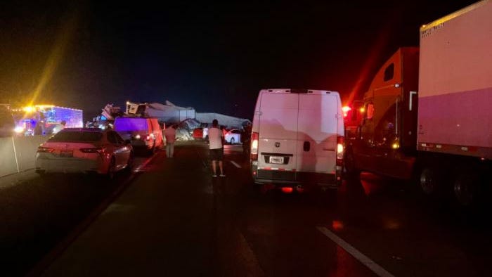 Interstate 35 reopens after several vehicles flipped due to possible tornado