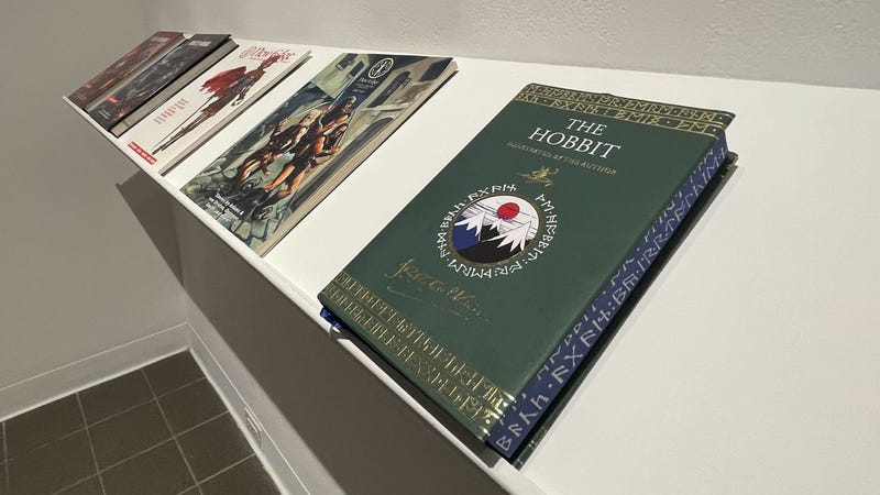 Books with source material for much of the art on display at Fantasy’s Spell: The Art of Enchantment