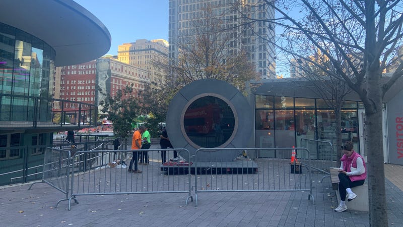 The Portal has been relocated within LOVE Park.
