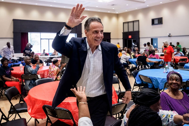 Former New York Governor Andrew Cuomo at a campaign event in the Bronx on June 19