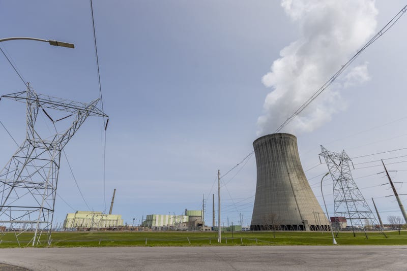 A cooling tower at the Nine Mile Point Nuclear Station in Scriba, New York.
