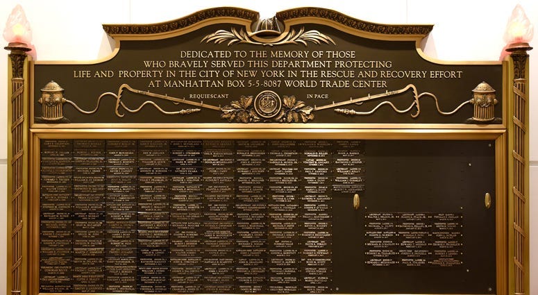 FDNY 9/11 Memorial Wall