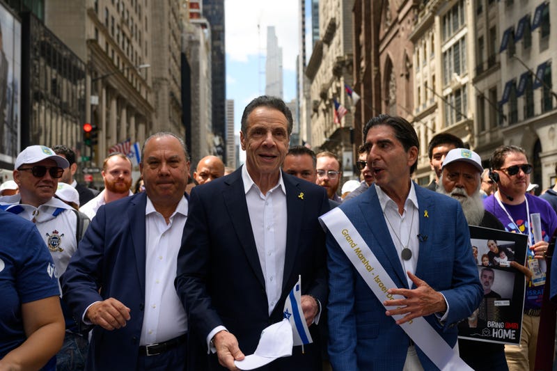 New York Mayoral candidate Andrew Cuomo during the Celebrate Israel Parade in New York in May.