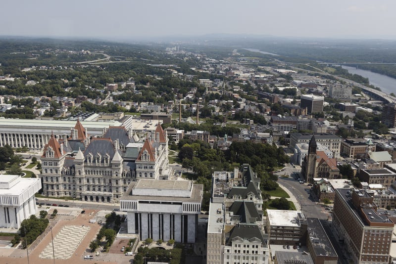 The New York State Capitol Building in Albany