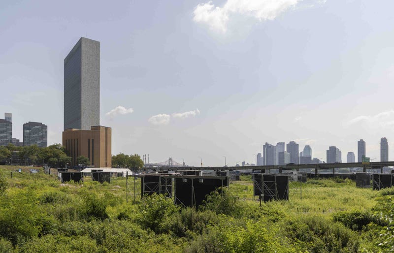 The proposed site of the ‘Freedom Plaza’ project in New York