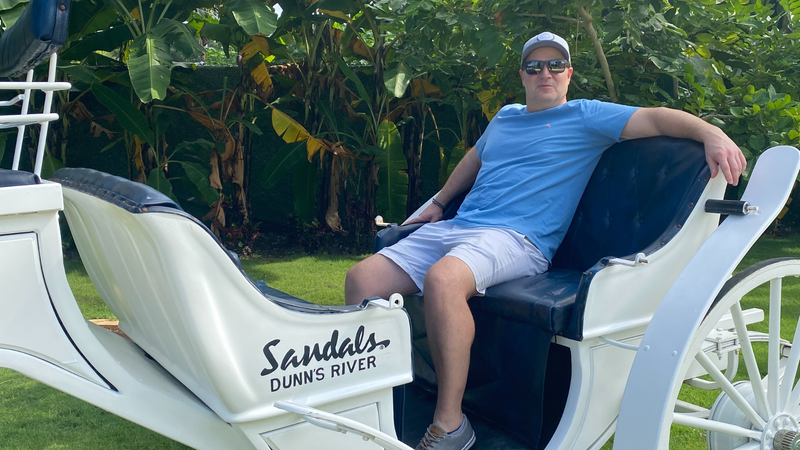 Bill Tafrow's Adventures at Sandals® Dunn's River in Ocho Rios, Jamaica
