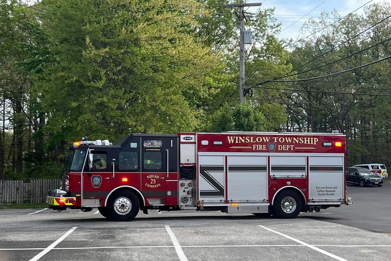 Winslow Township Fire Department truck