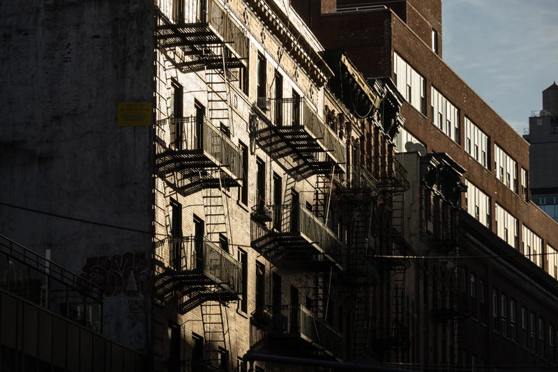 Residential apartment buildings in New York