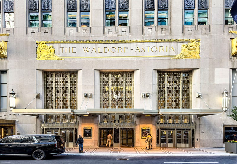 The Waldorf Astoria hotel reopened last year following an extensive renovation