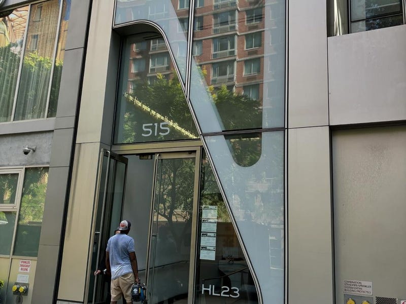 The infant was found outside High Line 23, a high-end residential building on West 23rd Street