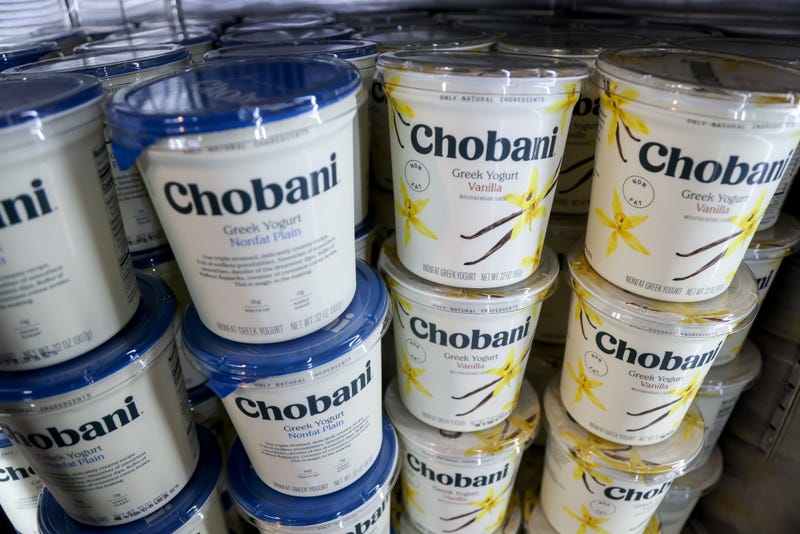 Chobani yogurt at a grocery store in New York