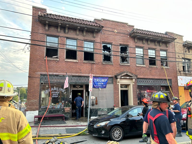 Fire on Brownsville Road in Carrick