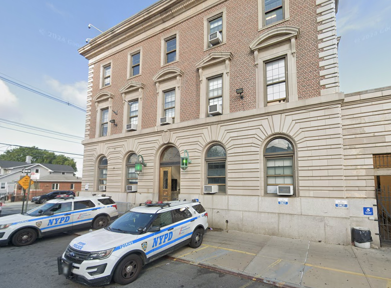 Casmine Aska, 29, was arrested for raping a 15-year-old girl last week. He was walked out of the NYPD's 45th Precinct on Saturday.