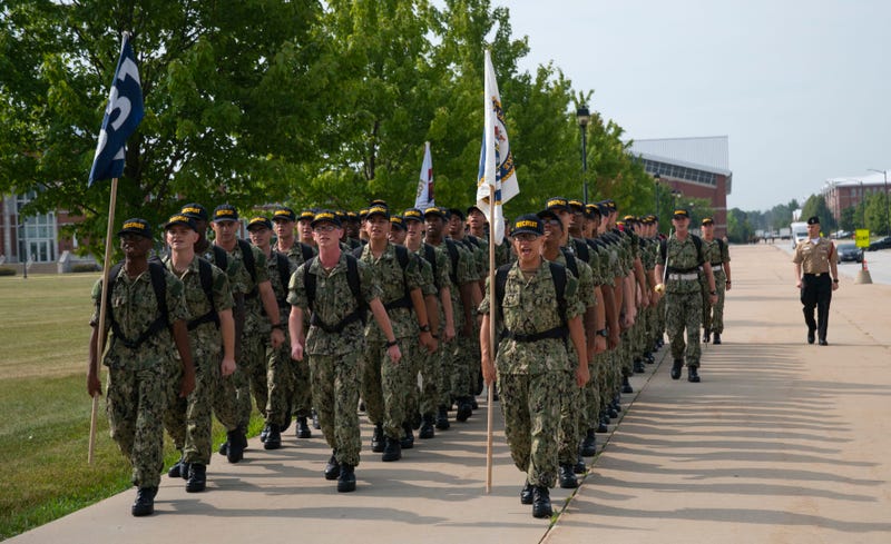 Recruits at Recruit Training Command at Great Lakes