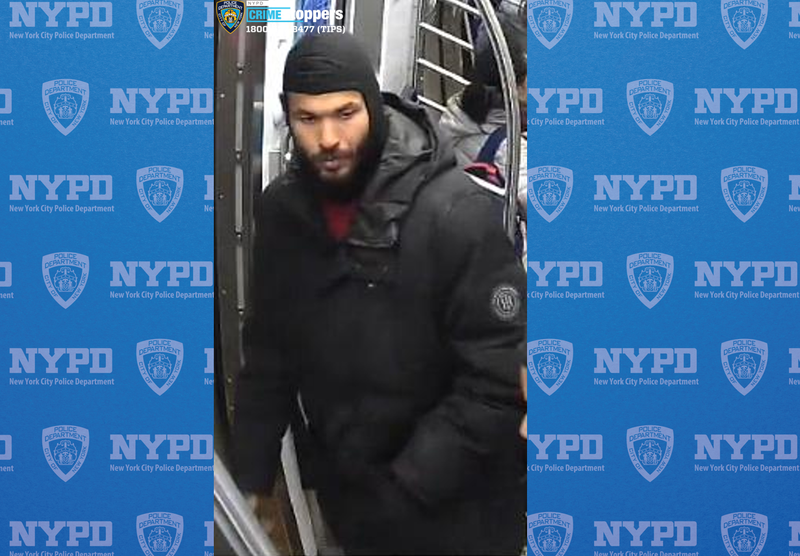 Police are searching for a suspected subway slasher