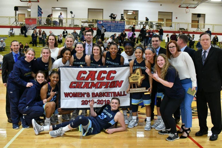 Jefferson is 29-2 after winning the CACC title on Sunday.