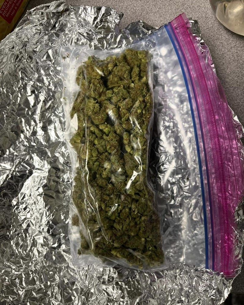 An Uber Eats driver picked up a ‘burrito meal’ in Lindenwold NJ but noticed a strong smell of marijuana 