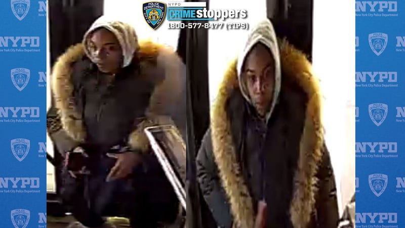 Police are searching for a woman who they say threw a water bottle at a bus driver's face on a Bx6 bus in Melrose on Feb. 5, 2025
